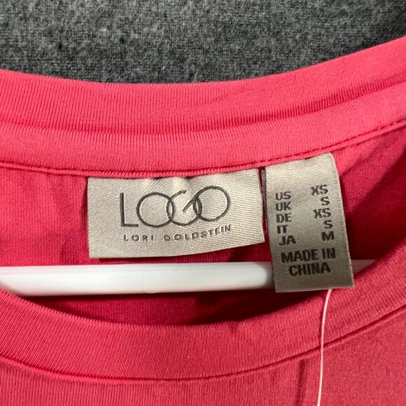 LOGO by Lori Goldstein Dress with Tie-Dye He Sunkissed Coral, X-Small - Picture 4 of 16